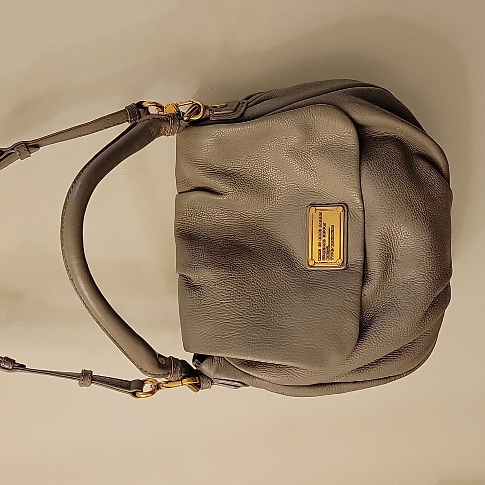 Marc by Marc Jacobs Crossbody Gray Leather Bag